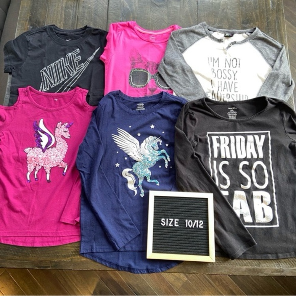 Six Girls tops sz 10-12